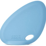 Fin Silicone Bowl Scraper - Blue